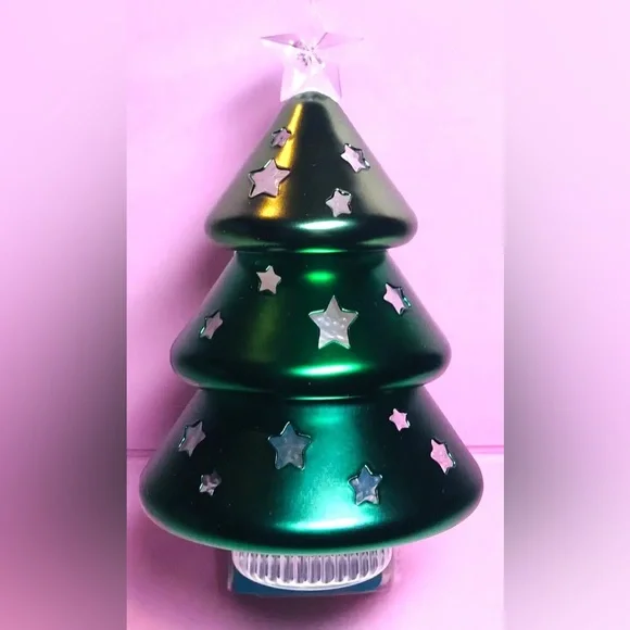 Bath & Body Works Christmas Tree With Stars Wallflower Plug In Night Light - Picture 4 of 10